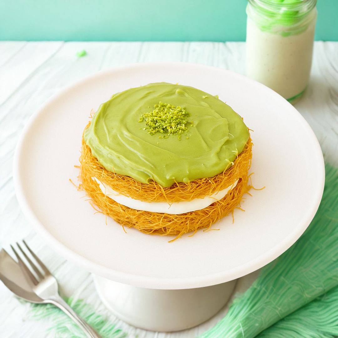 Creamy Kunafa with Pistachio